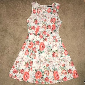 Floral dress from Deep South Pout boutique